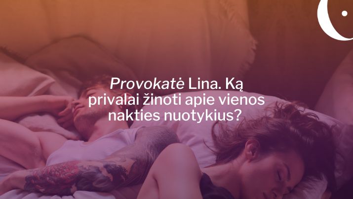 Provokatė Lina. Ką turi žinoti apie vienos nakties nuotykius?