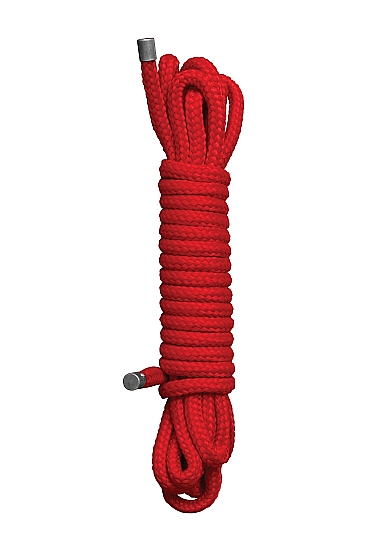 Raudona suvaržymo virvė „Japanese Mini Rope“, 5 m.