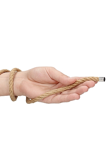 Ruda suvaržymo virvė „Shibari Rope“, 5 m.