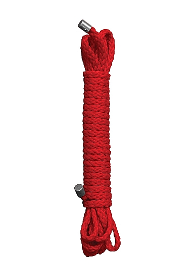 Raudona suvaržymo virvė „Kinbaku Rope“, 10 m.