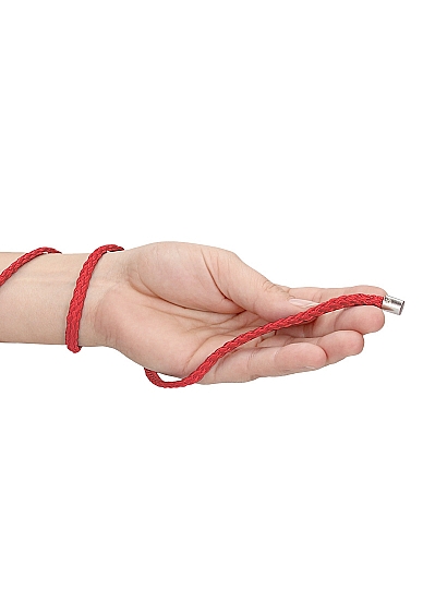 Raudona suvaržymo virvė „Japanese Mini Rope“, 5 m.