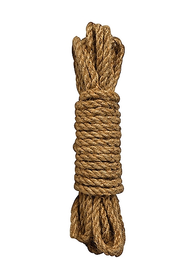 Ruda suvaržymo virvė „Shibari Rope“, 5 m.