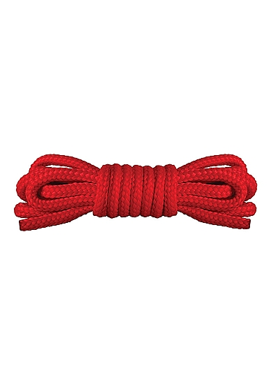 Raudona suvaržymo virvė „Japanese Mini Rop“, 1,5 m.
