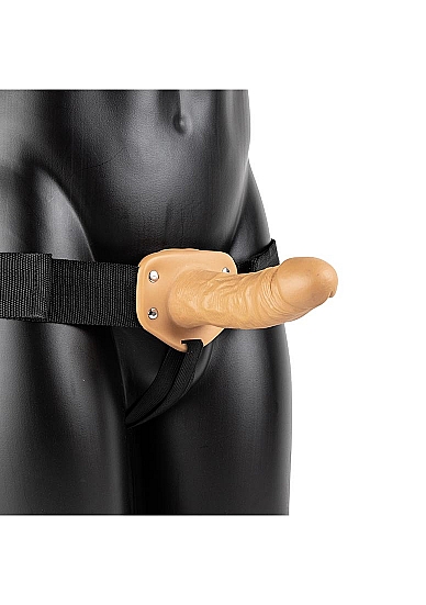 Tuščiaviduris falo imitatorius „Hollow Strap-On without Balls“, 15,5 cm