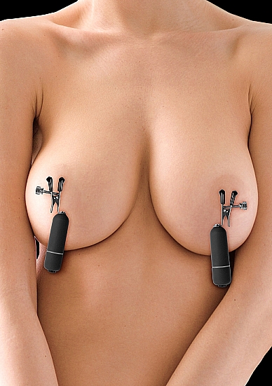 Vibruojantys spenelių spaustukai „Vibrating Nipple Clamps“