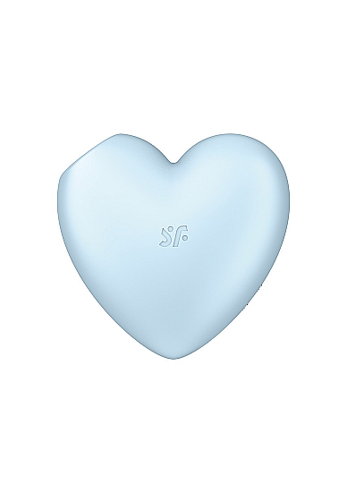 Vibratorius - klitorio stimuliatorius „Satisfyer Cutie Heart“, mėlynas
