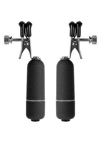 Vibruojantys spenelių spaustukai „Vibrating Nipple Clamps“