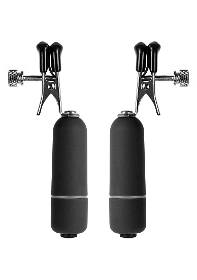 Vibruojantys spenelių spaustukai „Vibrating Nipple Clamps“