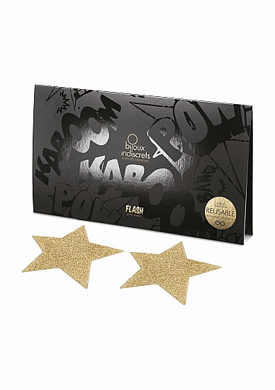 SPENELIŲ PAPUOŠALAS „NIPPLE STICKER STAR“  
Šie  krūtinės  lipdukai akimirksniu  suteiks žavesio  bet kokiai aprangai arba, žinoma, visai be aprangos. Parodykite savo  gražų kūną  pridedant šiek tiek akinamo žavesio ir pavokite visą naktį! Šis „ NIPPLE STICKER STAR “ lipdukas skirtas dėvėti krūtinės zonoje, todėl aistra tampa ypač intensyvi ir galinga. 
Apie papuošalą: 
Pakuotės matmenys: 11 x 19,50 x 0,30 cm 
Pakuotės svoris: 38 g 
Gaminio matmenys: 8,5 x 8 x 0,1 cm 
Gaminio svoris: 13 gr 
Medžiagos: 90 % blizgučių, 5 % audinio, 5 % odos klijų