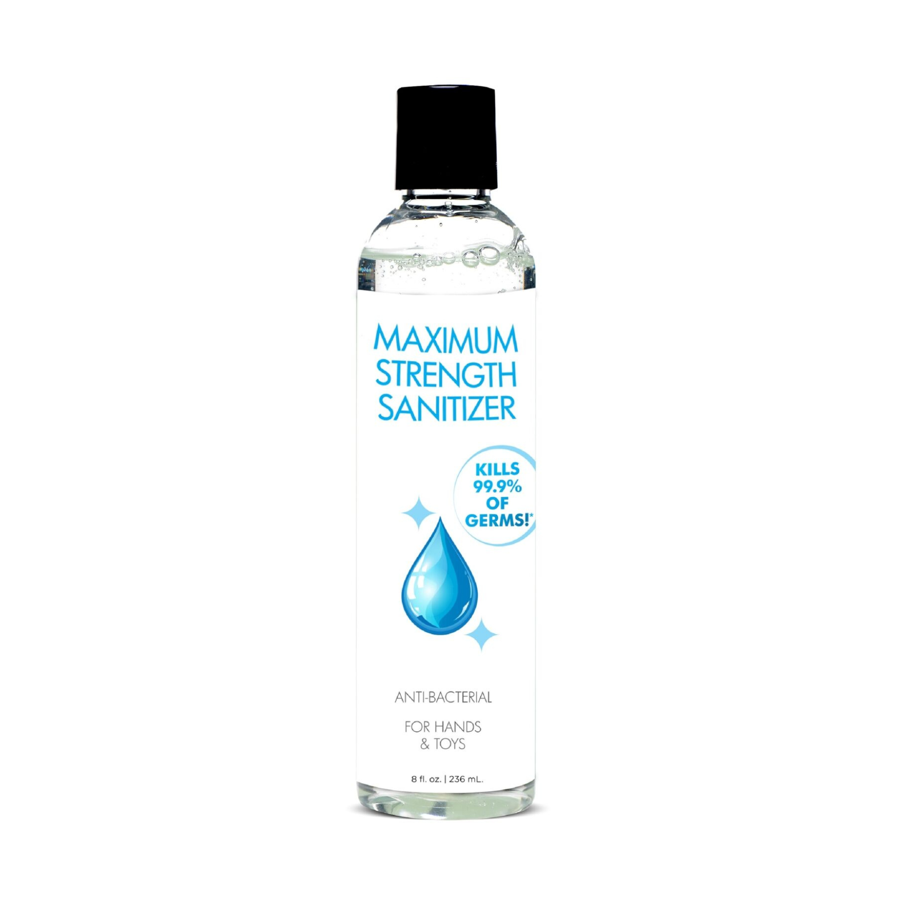 Sekso žaislų ir rankų dezinfekantas “XR Brands Maximum Strenght Sanitizer” - 236 ml