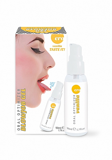 Stimuliuojantis gelis oraliniam seksui ERO Oral Optimizer Blowjob, Vanilla, 50 ml (galima rinktis skonį)