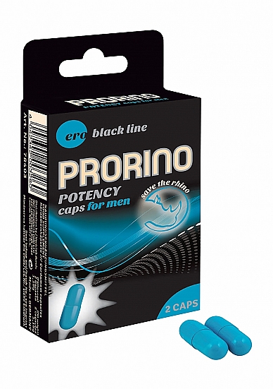 Maisto papildas potencijai stiprinti HOT Prorino Potency Caps, 2 vnt. (galima rinktis kiekį)