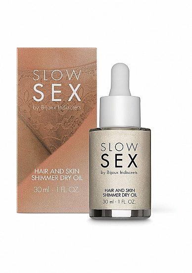 Kūno ir plaukų aliejus „Hair And Skin Shimmer Dry Oil“ – 30 ml