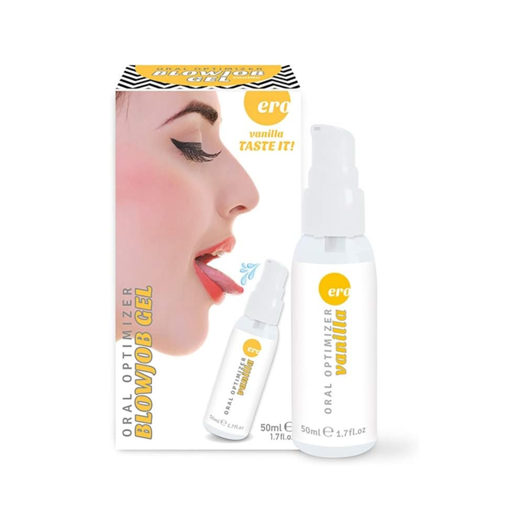 Stimuliuojantis gelis oraliniam seksui “HOT Blowjob Gel Vanilla” - 50 ml