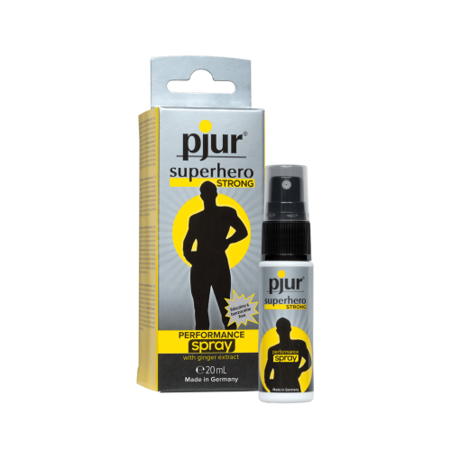 Ejakuliaciją atitolinantis purškiklis “Pjur Superhero Strong Performance Spray” - 20 ml