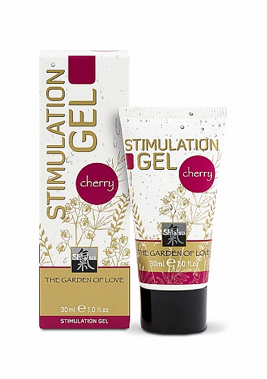 Stimuliuojantis gelis HOT SHIATSU Intimate Stimulation Gel, vyšnių kvapo, 30 ml