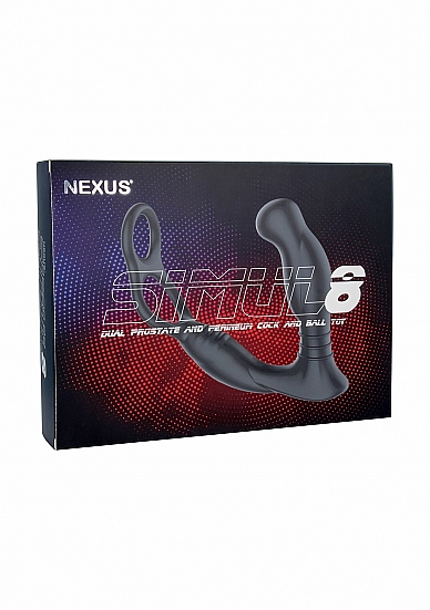 Vibruojantis analinis kaištis „Nexus Simul8 12 cm“