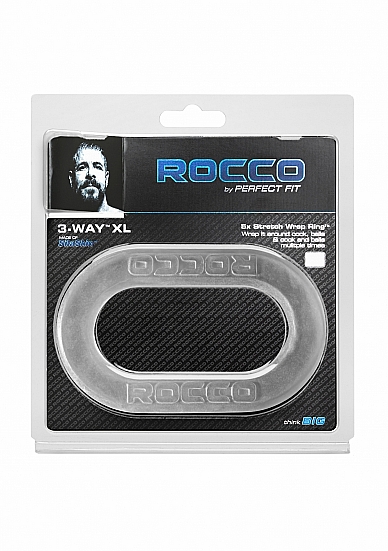 Penio žiedas Perfect Fit Brand The Rocco 3-Way, pilkos spalvos