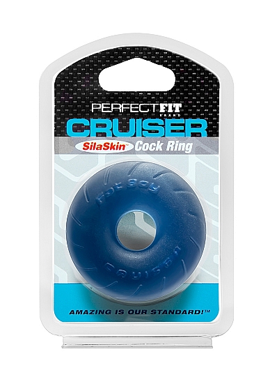 Penio žiedas Perfect Fit Brand Silaskin Cruiser, mėlynos spalvos