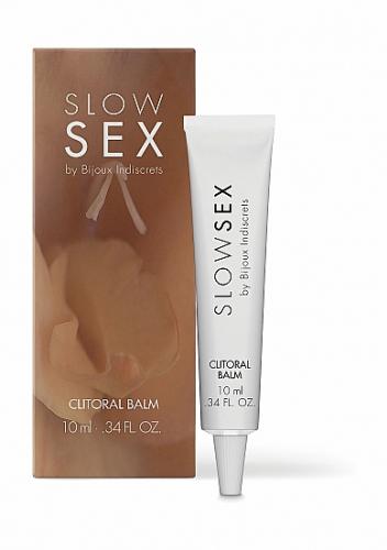 Šildantis stimuliuojantis balzamas klitoriui „Slow Sex“ - 10 ml