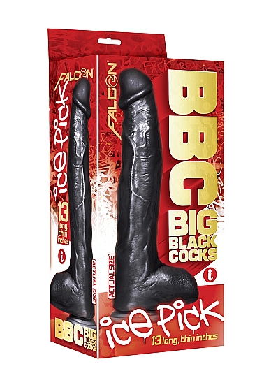 Pusiau realistiškas dildo Icon Brands „Ice Pick“, (33cm ilgio)