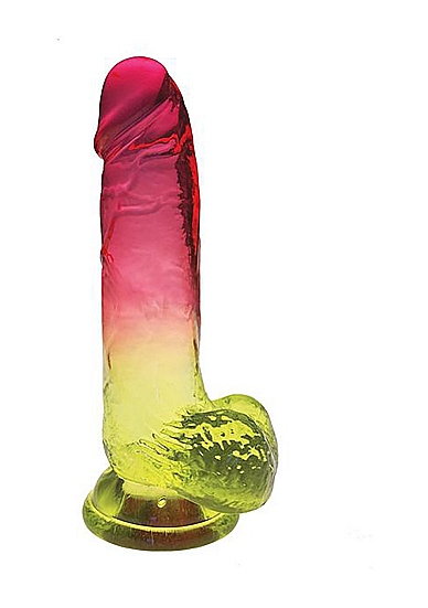 Pusiau realistiškas dildo Icon Brands „Ombre Jelly“