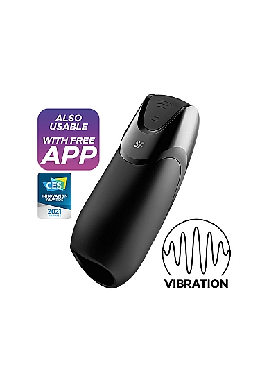 IŠMANUSIS MASTURBATORIUS „MEN VIBRATION+“  
"Men Vibration+" yra aprūpintas Bluetooth funkcija, kuri leidžia jį lengvai prijungti prie apdovanojimus pelniusios "Satisfyer Connect" programėlės.  Ši programėlė suteikia galimybę valdyti įrenginio vibraciją ir kurti individualias malonumo schemas. 
  
"Men Vibration+" yra pagamintas iš kūnui saugaus silikono, kuris yra ne tik minkštas ir malonus odai, bet ir hipoalergiškas. Be to, įrenginys yra įkraunamas, todėl nereikia nuolat pirkti naujų baterijų, ir yra atsparus vandeniui (IPX7 sertifikatas), leidžiantis mėgautis drėgnoje aplinkoje be jokio nerimo.  Tai yra prabangus, inovatyvus ir efektyvus įrankis, kuris ne tik pagerins seksualinį gyvenimą, bet ir suteiks nepakartojamų malonumo akimirkų. 
 