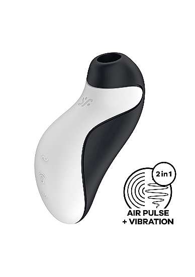 KLITORIO STIMULIATORIUS  „SATISFYER ORKA“  
Bene stilingiausias ,,Satisfyer" serijos žaislas - orka. Ši, elegantiška gundytoja tik ir laukia, kol pakviesite ją į pasimatymą dviese, o ji palepins jus jaudinančia  vakuumine stimuliacija  iki pat sprogstančio orgazmo. Stimuliatorius turi  12 intensyvumo lygių , galėsite rinktis: nuo švelnaus iki intensyvaus klitorio stimuliavimo. Dėl  tylaus variklio  galite naudoti jį be jokių dvejonių, net jei kitame kambaryje yra žmonių. Stimuliatoriaus valdymas yra išties paprastas - pažangūs mygtukai leis lengvai perjungti intensyvumo lygius, todėl karštos susijaudinimo ir malonumo bangos jus jaudins visada, kai tik to norėsite. 
Dėl plonos, ergonomiškos formos ,,Orka" gali tapti  puikiu kelionių partneriu , nes jis nesunkiai tilps į jūsų rankinę ar krepšį. ,,Orka'' vakuuminių bangų technologija, sukuria siurbimo efektą, kuris suteiks jums jaudinantį orgazmą iš pirmo karto. Šis pingvinas turi  ličio jonų bateriją , kurią nesunkiai įkrausite rinkinyje pridedamu USB laidu. Jis puikiai tinka kaip stilinga dovana šiuolaikinei moteriai.  
Tinkamai prižiūrint šis stimuliatorius tarnaus jums ilgai. Prieš ir po kiekvieno naudojimo nuplaukite jį šiltu vandeniu ir švelniu muilu arba  specialiu žaislų valikliu . Leiskite išdžiūti natūraliai. Šį sekso žaislą laikykite stalčiuje, specialiame maišelyje arba kitoje vietoje, kurioje nėra dulkių. Laikykite jį atokiau nuo kitų sekso žaislų. Nepalikite tiesioginiuose saulės spinduliuose ir niekada nelaikykite jo dideliame karštyje. 
Rekomenduojama naudoti kartu su  vandens pagrindo lubrikantu . Nenaudokite silikoninių lubrikantų, aliejų ar kremų, nes jie gali sugadinti prietaiso medžiagą ir apriboti jo veikimą bei galiojimo laiką.  
 