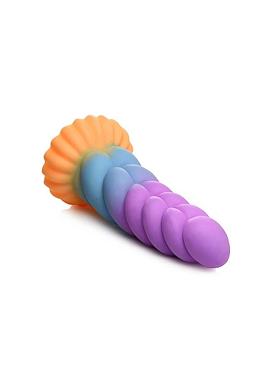 APIE DILDO: 
Pakuotės matmenys: 27 x 12 x 10 cm 
Pakuotės svoris: 610 gr 
Gaminio matmenys: 21 x 9,5 x 9,5 cm 
Gaminio svoris: 464 gr 
Įstatomas ilgis: 18,5 cm 
Atsparus purslams: Taip 
Be ftalatų: Taip 
Medžiagos: Silikonas