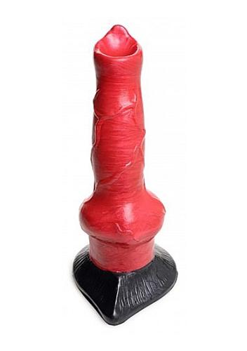 Pusiau realistiškas dildo „Hell-Hound“ – 16,5 cm