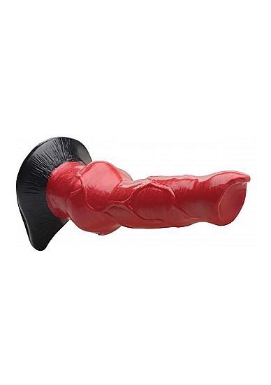 Pusiau realistiškas dildo „Hell-Hound“ – 16,5 cm