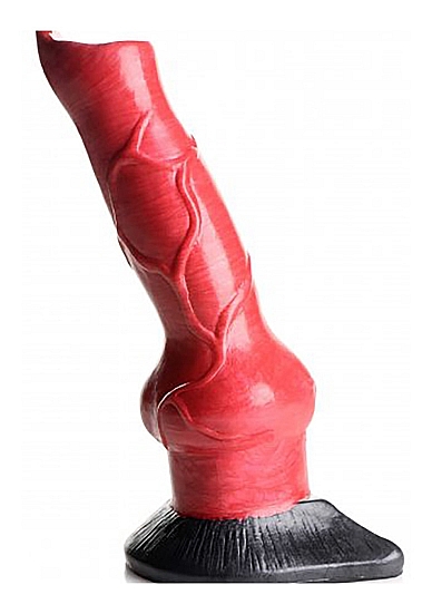 Pusiau realistiškas dildo „Hell-Hound“ – 16,5 cm