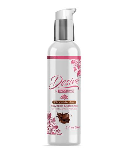 Šokolado skonio vandens pagrindo lubrikantas ,,Desire Chocolate Kiss” - 59 ml